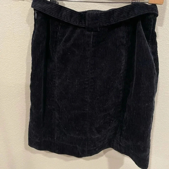 Urban‎ outfitters velvet dark blue belt skirt size XS - Picture 3 of 7